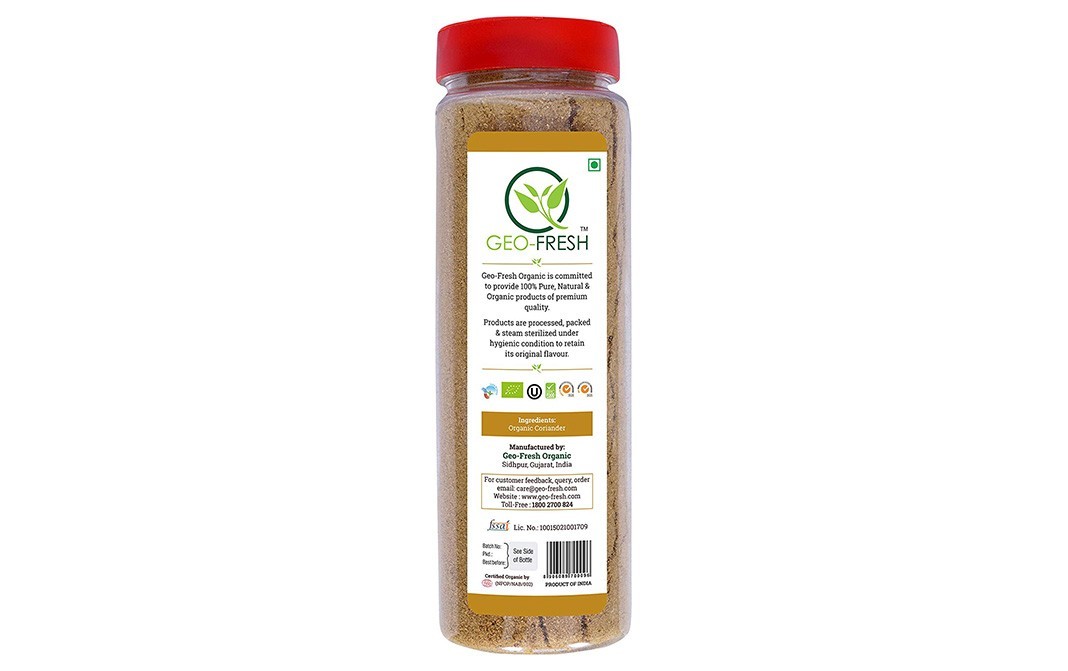 Geo-Fresh Organic Coriander Powder    Bottle  45 grams